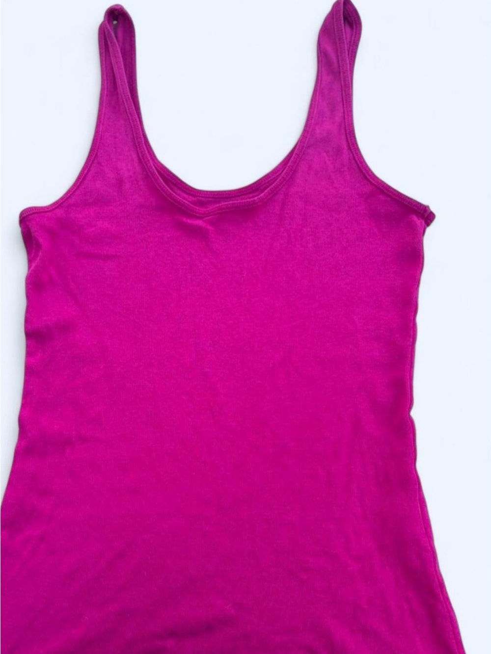 Express Fuchsia Tank Top with Rhinestone Fringe - Picture 2 of 3